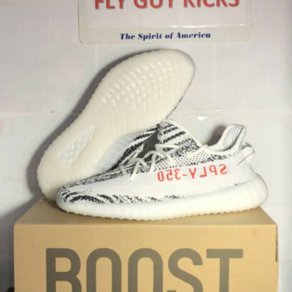 Authentic Adidas Yeezy Boost 350 V2 Zebra CP9654 White Black Red Oreo 700 V3